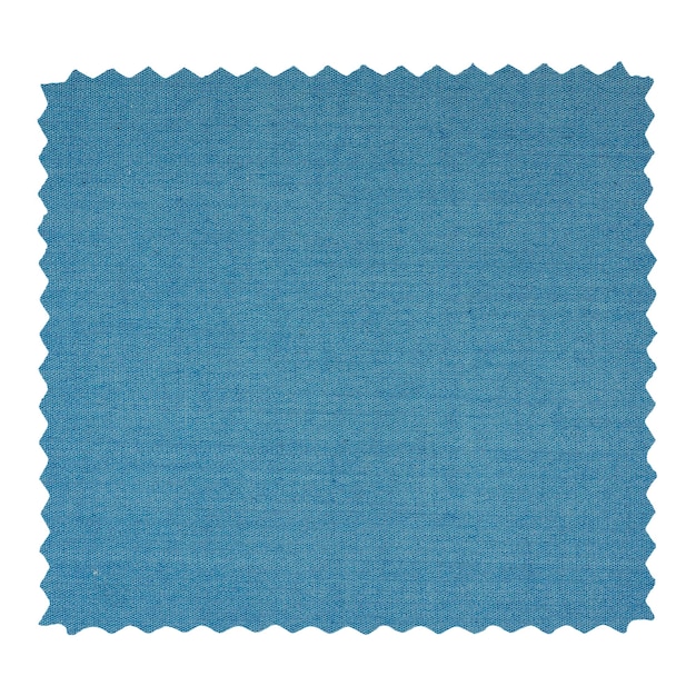 Blue Zigzag fabric sample