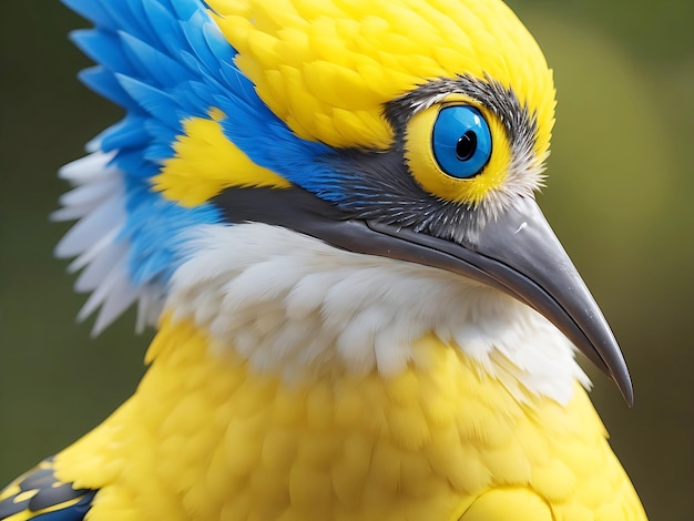 BlueandYellow Macaw ai gegenereerd