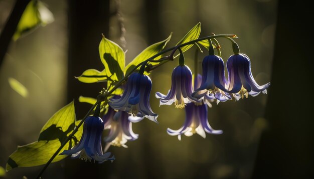 Bluebell flowersGenerative AI