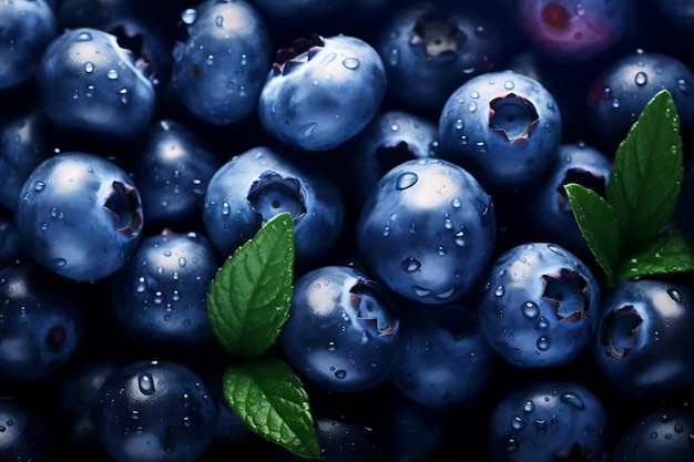 Blueberries achtergrond Verse blueberries als achtergrond