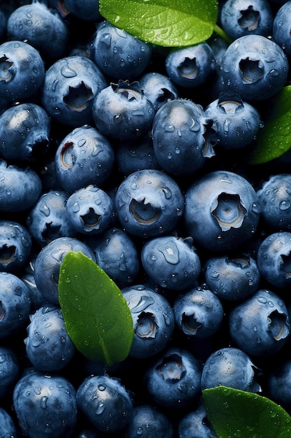 Blueberries are the best fruits for health and wellbeing.