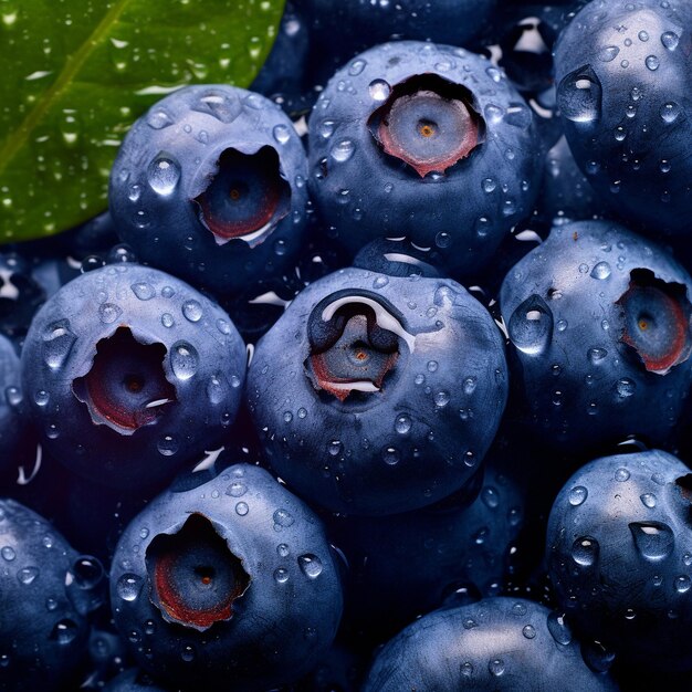 blueberries are among the blueberries in the rain.