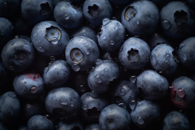 Blueberries are a great source of vitamin c.