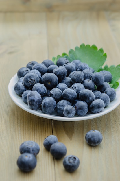 Blueberries in a bowl