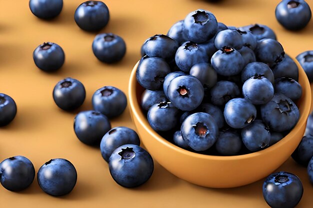 Blueberries in a bowl