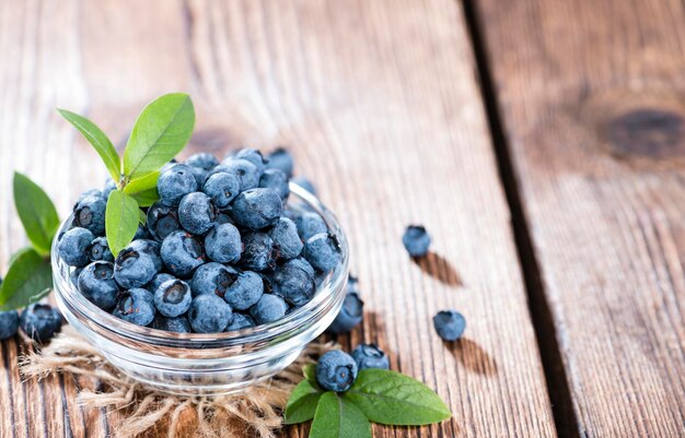 Blueberries in a bowl