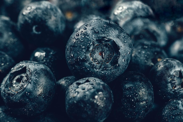 Blueberries Close Up