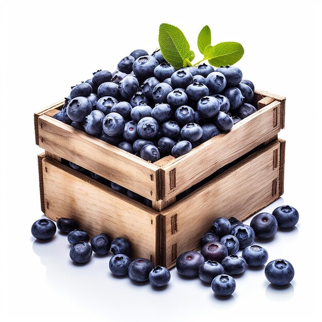 Blueberries in a Crate