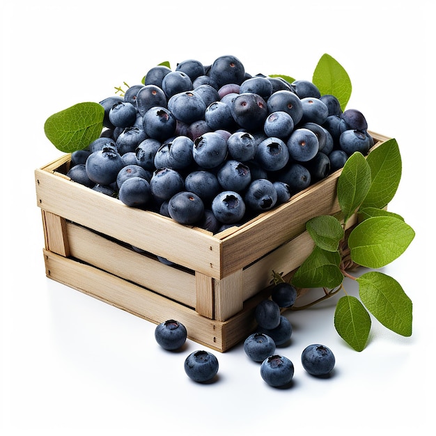 Blueberries in a Crate