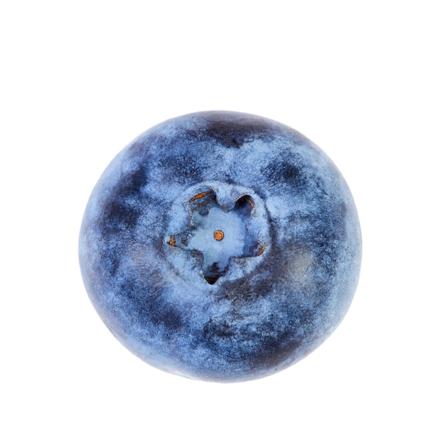 Blueberries isolated on white background