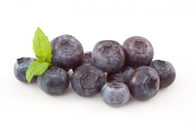 Blueberries isolated 