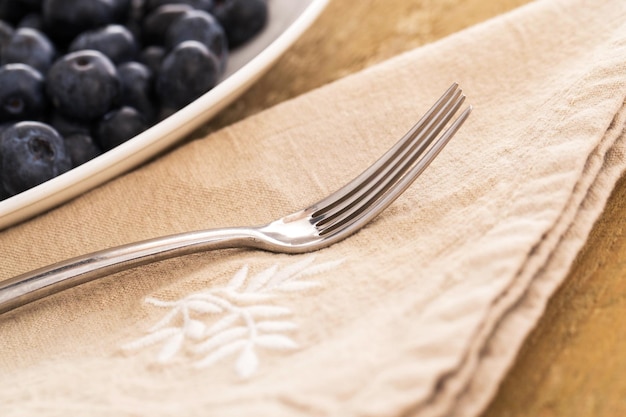 Blueberries on a plate