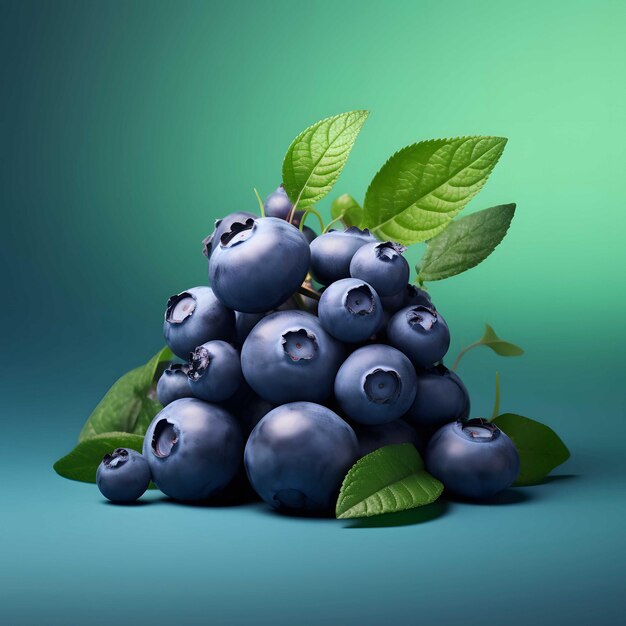 blueberries simplified colors