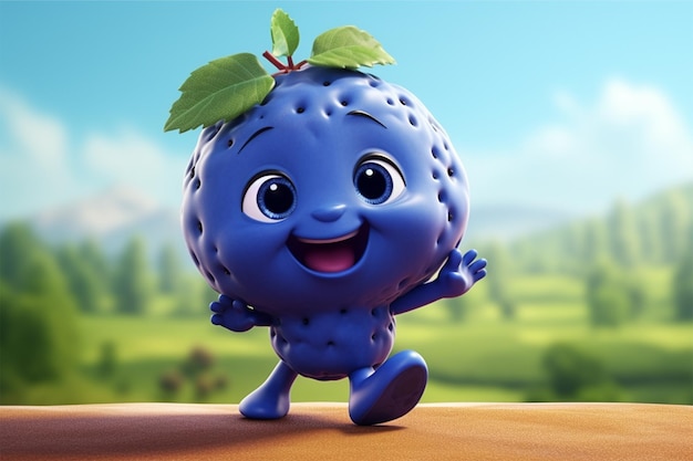 blueberry animated