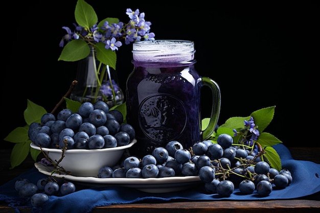 Blueberry Bliss A Taste of Summer Best Blueberry image photography