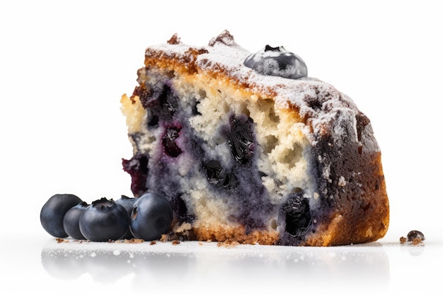 Blueberry Cake Blackberry Pastry Pie Blue Berry Cake Abstract Generative AI Illustration