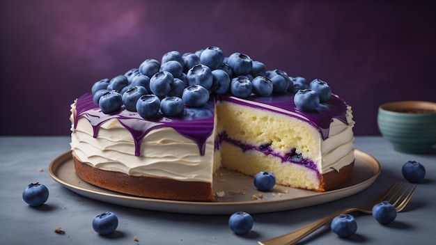 Blueberry cake