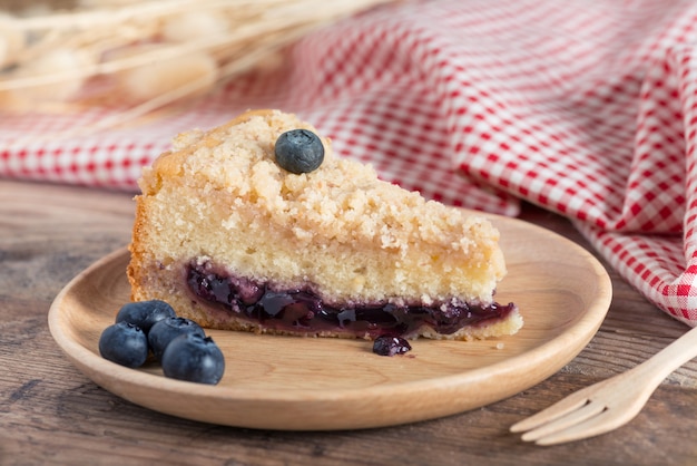 Blueberry cake.