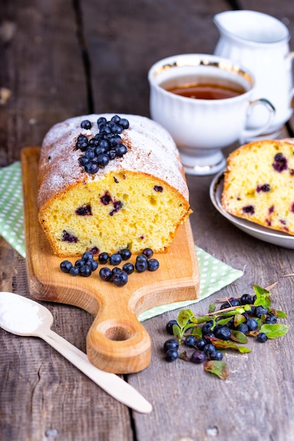 Blueberry cake