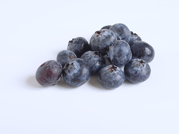 Blueberry Fruit op witte achtergrond