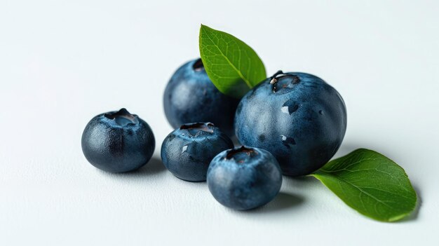 blueberry on isolated white background