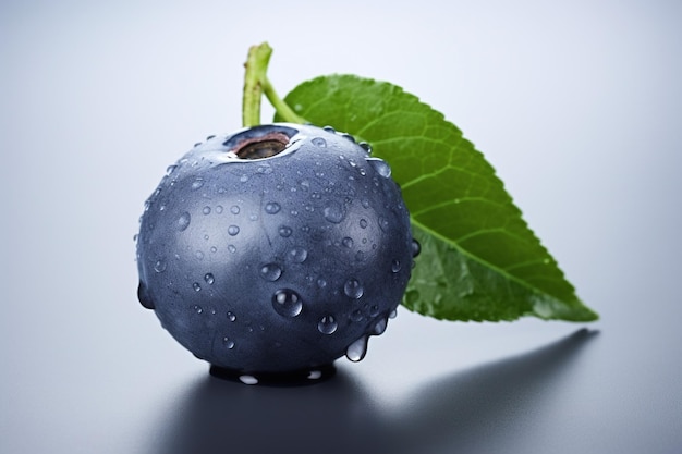 Blueberry isolated on white background