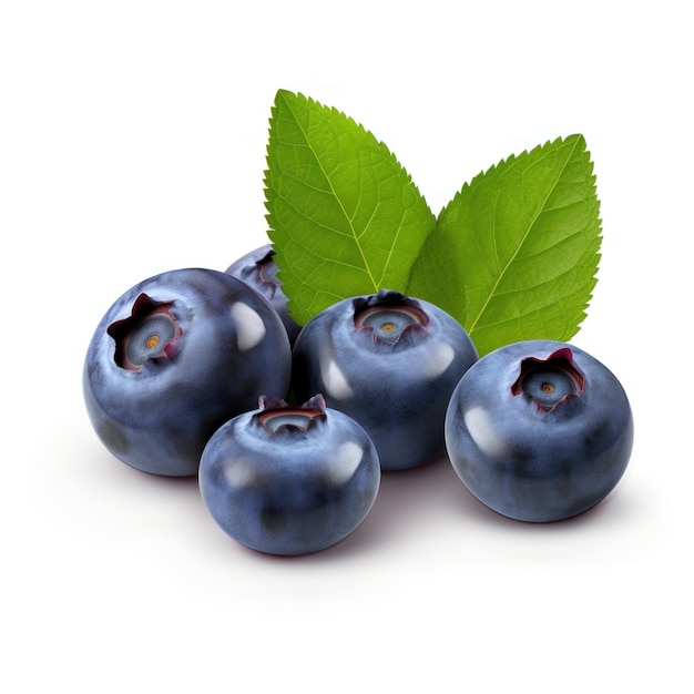 blueberry isolated on white background