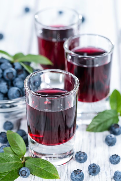 Blueberry Liqueur Shot