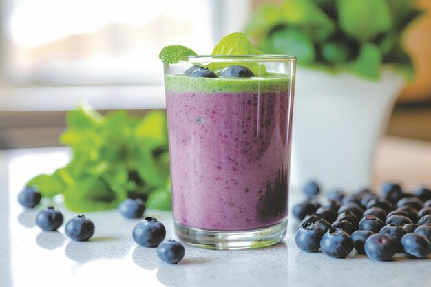 Blueberry Mint Marvel Delicious and Nutrientpacked