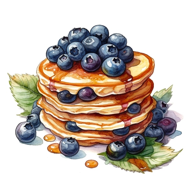 Blueberry-pannenkoeken