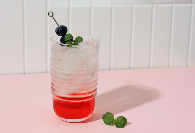 Blueberry Sparkling Red Mojito