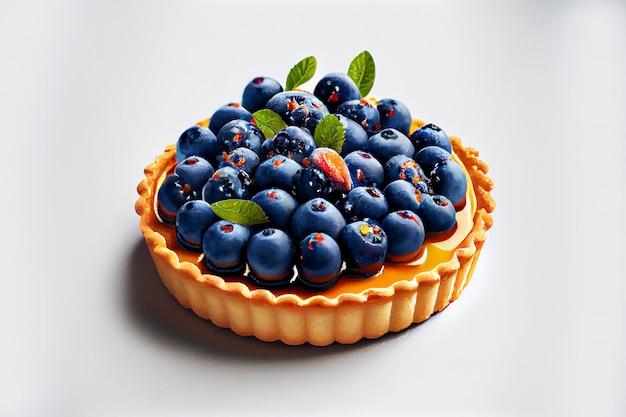 Blueberry tart