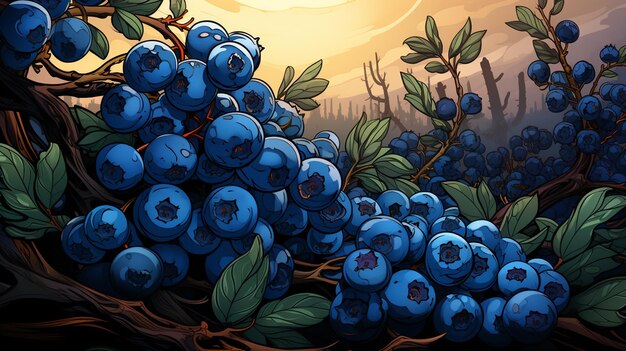 Foto blueberry