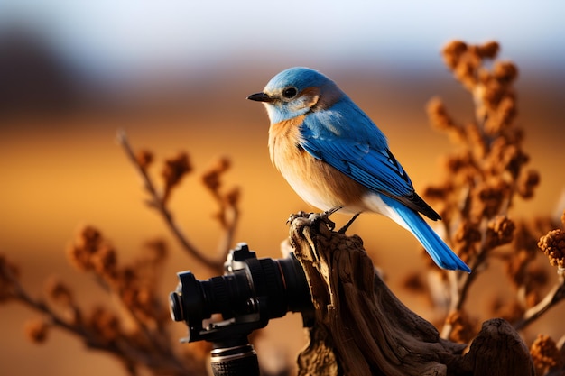 A Bluebird portrait wildlife photography