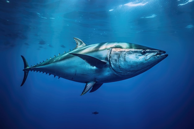 Bluefin tuna underwater