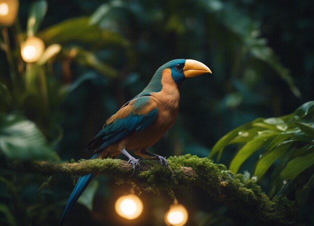 Photo a bluefronted parrot