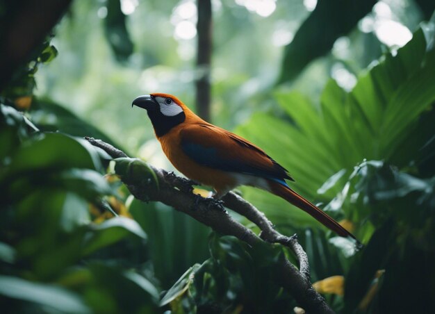 Photo a bluefronted parrot