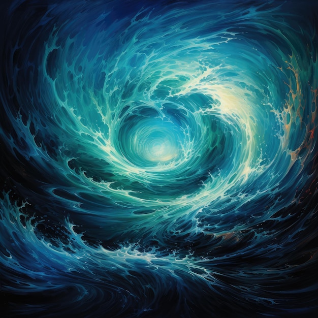 Blueness turquoiseblue indigo fantasy vortex cosmos