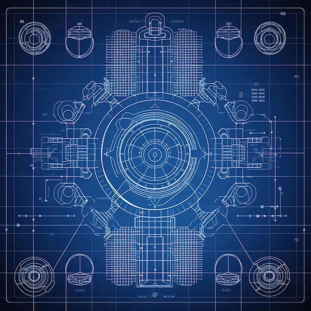 Photo blueprint background