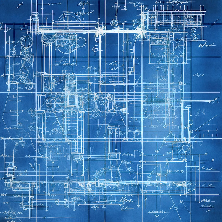 Photo blueprint background