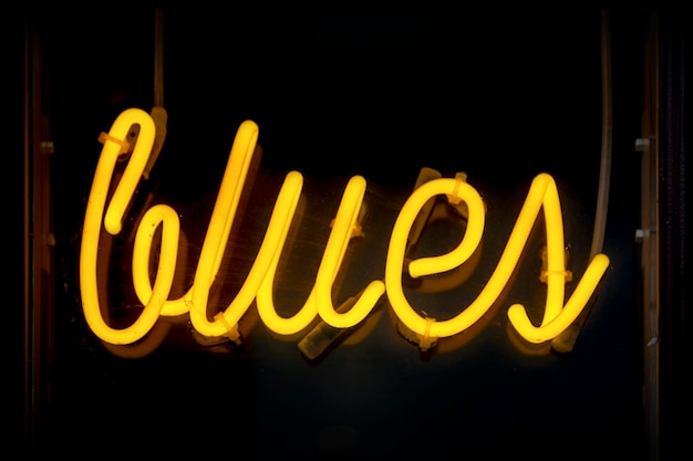 Blues Neon light