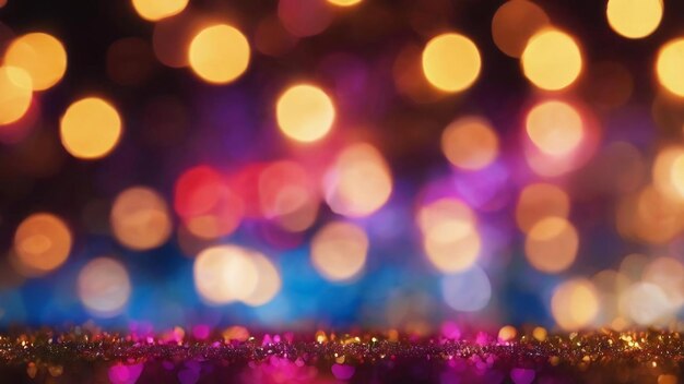 Blur abstract bokeh festive light background banner backdrop wallpaper