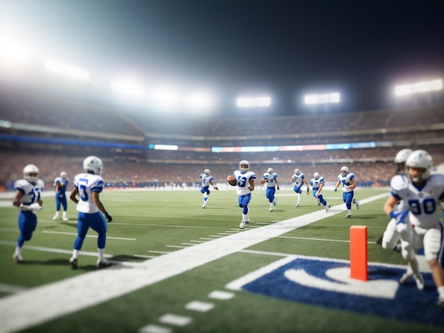 Foto blur american football stadium 3d 8k editoriale 01