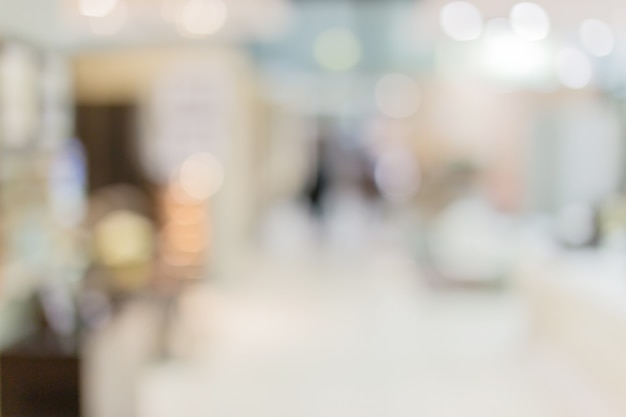 blur background of shopping mall or department store