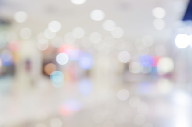 Photo blur background of shopping mall or department store