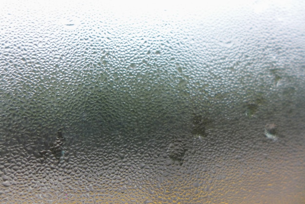 blur background , Texture of raindrops on the glass