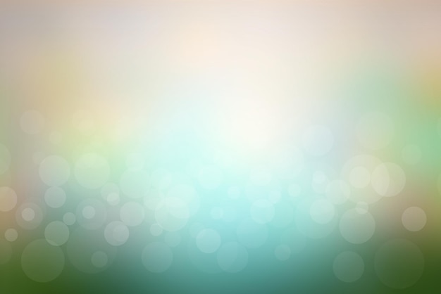 blur circle bokeh green leaf background blurry yellow leaves rays light flare nature backdrop