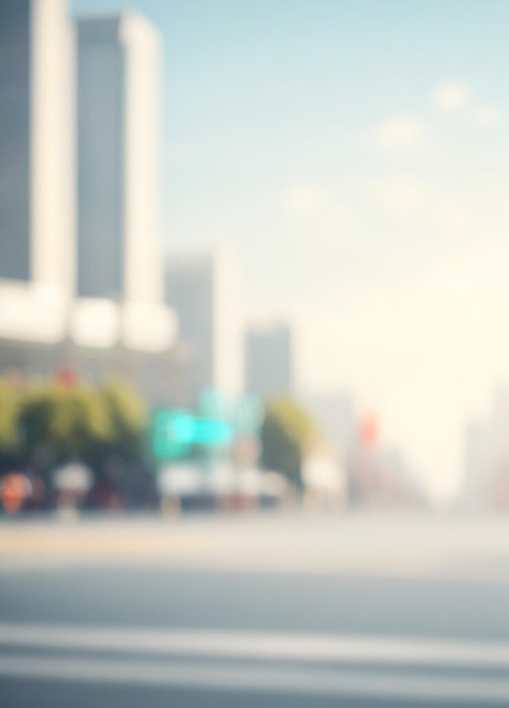 Фотография размытие города