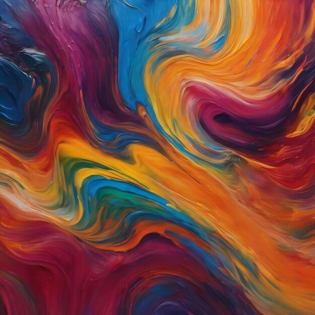 Blur colorful oil paint abstract background