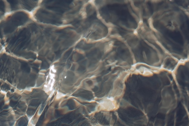 Blur effect soft focus nature real rippled sea ocean water surface Abstract background design wallpaper Underwater waves on sun beams day water everywhere Toned photo collection DARK